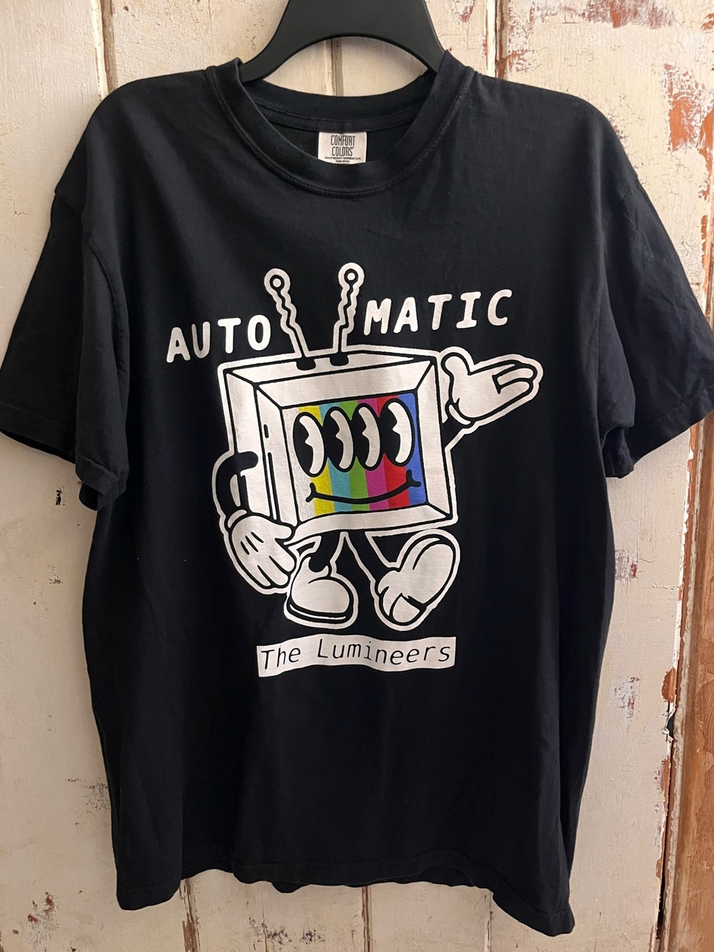 Comfort Colors Black The Lumineers "Automatic" 2025 Graphic Tee